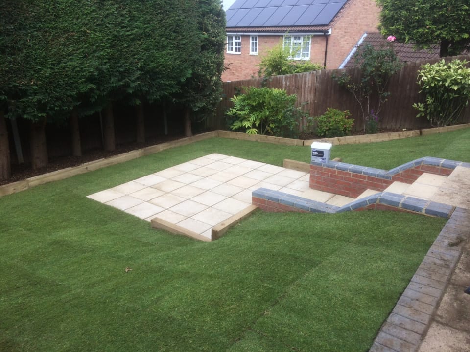 Landscaped garden