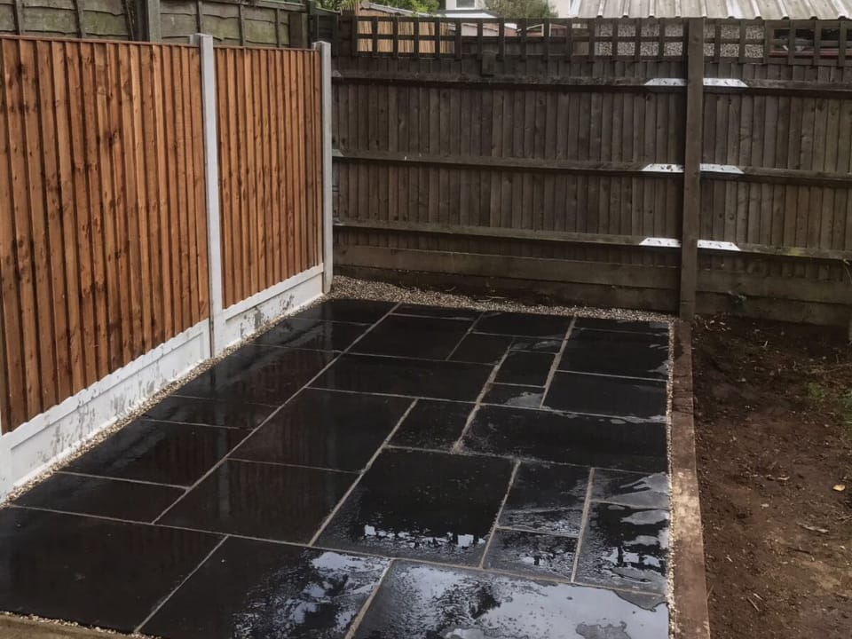 New patio