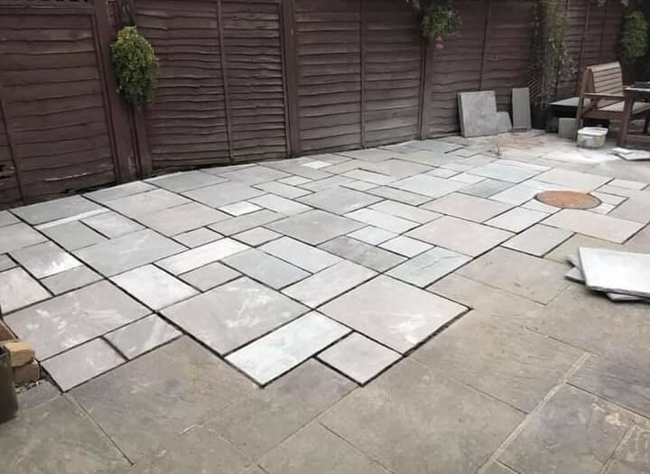 New patio install