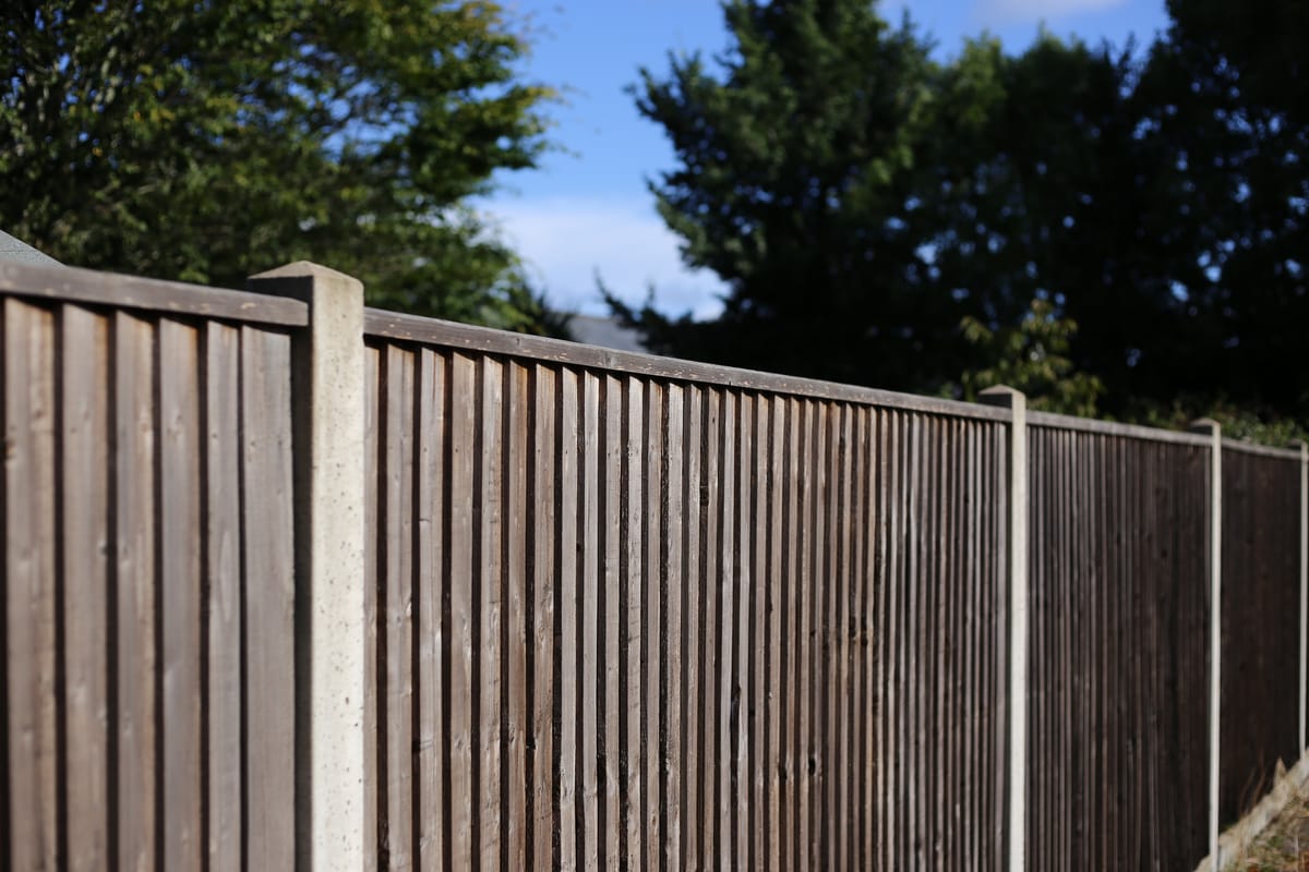 Close-board fencing in Colchester