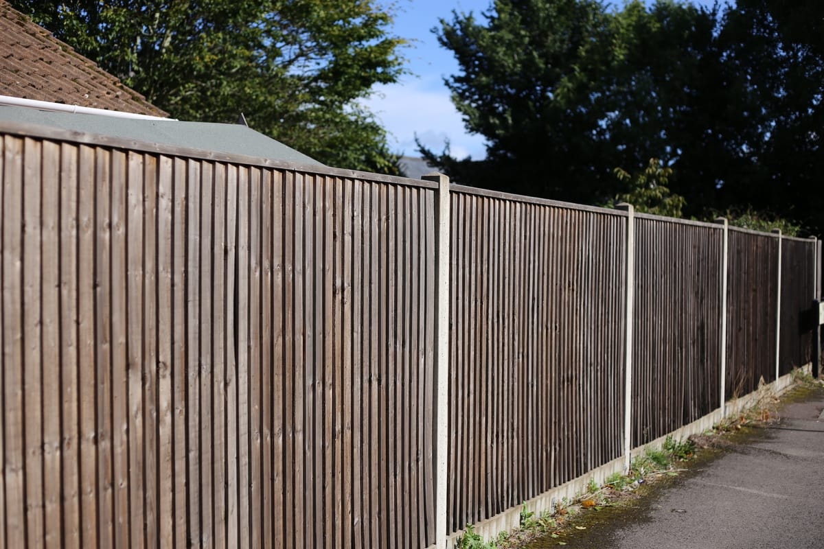 Garden fencing in Colchester